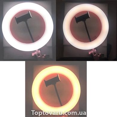 Кільцева LED лампа Ukc Ra-95 діаметр 26см + дзеркало 3562 фото