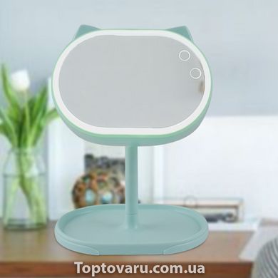 Led mirror Велике дзеркало з підсвічуванням для макіяжу FOX Бірюзовий 3985 фото