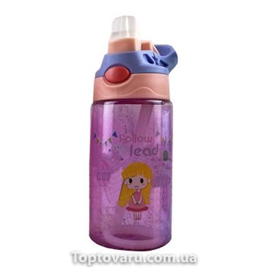 Детская бутылка для кормления Baby bottle LB-400 400 мл Фиолетовая 7388 фото