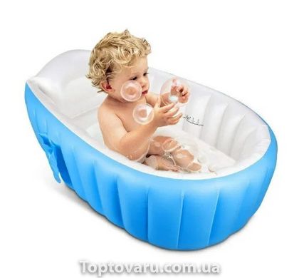 Надувна ванночка Intime Baby Bath Tub блакитна 1994 фото