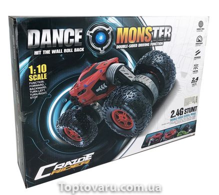 Машинка на радіоуправлінні трансформер Dance Monster (1:10) 2.4G STUNT Червона 2293 фото