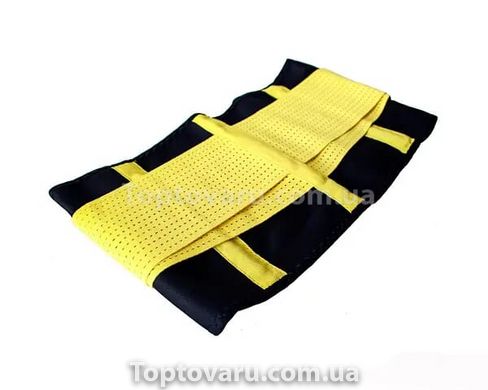 Пояс для схуднення Hot Shapers Belt Power Чорний з жовтим р-р 4XL 8922 фото