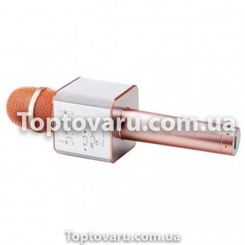 Караоке-микрофон Q9 rose-gold в чехле 358 фото