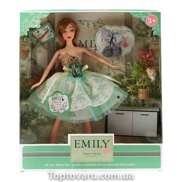 Кукла Emily в зеленом платье Emily Doll 15536 фото