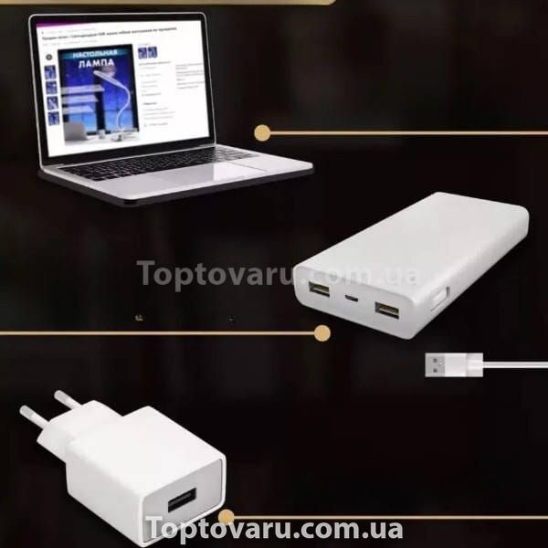 Лампа настільна на прищіпці від USB HA-106 22295 фото