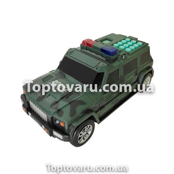 Машинка копилка с кодовым замком и отпечатком Cash Truck Камуфляж 5547 фото