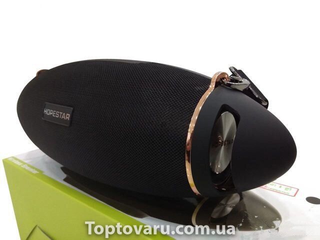 Портативна Bluetooth колонка Hopestar H20 Plus Чорна 1590 фото