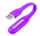 Портативний гнучкий USB LED світильник фіолетовий 2875 фото 2