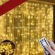 Гирлянда штора 3x2м 300LED USB с пультом Теплый свет 22281 фото 6