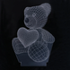 Настільний світильник 3D Desk Мишка із серцем 3343 фото 4