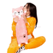 Игрушка Лис-Батон в костюме 90см Розовый 12202 фото 3