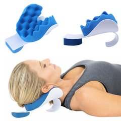 Релаксатор шиї та плечей Pillow blue 1403 фото