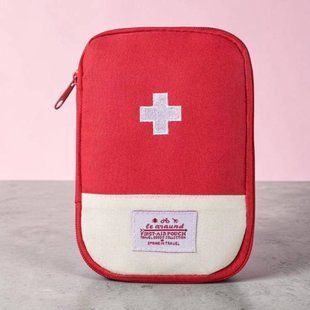Органайзер для лекарств Аптечка 18*13*2cм medical kit AND 5546 Красный 37489 фото