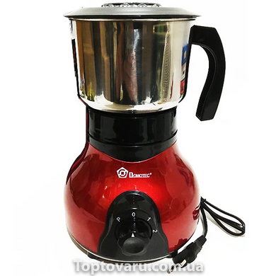 Электрическая кофемолка Domotec MS-1108 Красная 6496 фото
