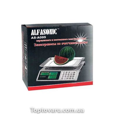 Ваги торговельні електронні ALFASONIC AS-A099 до 50 кг 2807 фото