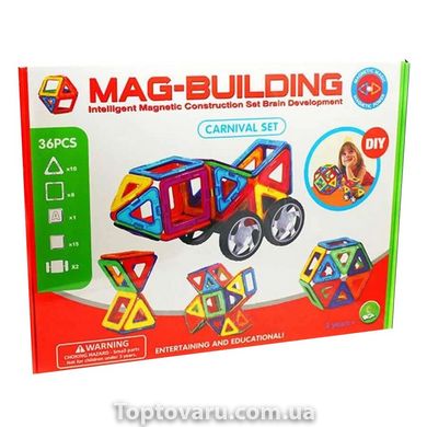 Магнітний конструктор Mag Building 36 pcs 3249 фото