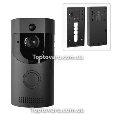 Домофон Anytek Smart Doorbell B30 1080p з Wi-Fi і датчиком руху Чорний 2677 фото
