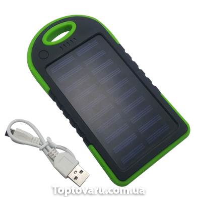 Power Bank Solar Charger 20000mAh Зеленый NEW фото