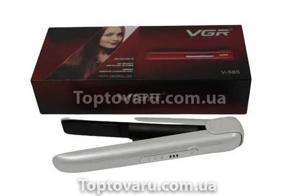 Выпрямитель Перезаряжаемый Hair Straightener VGR V-585 Белый 10866 фото