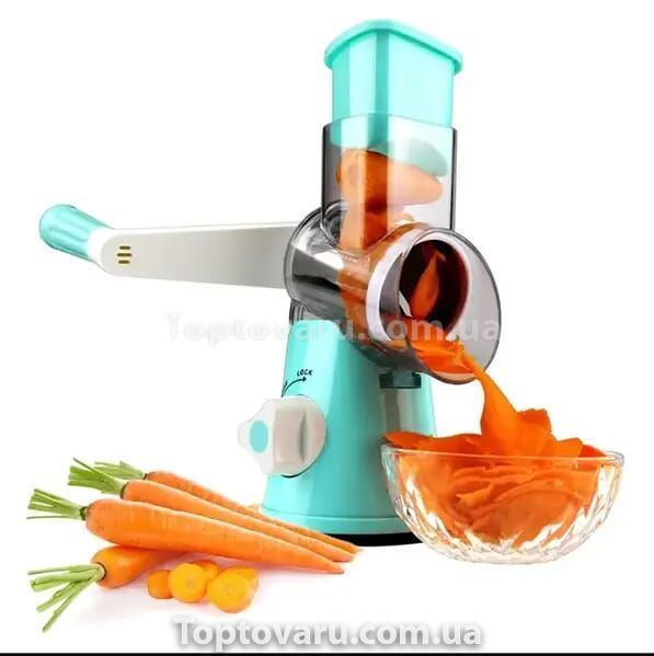 Овочерізка Kitchen Master KJ 3052 Блакитна 8812 фото
