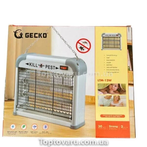 Пастка-знищувач для комарів та мух підвісна 220V GECKO LTM-12W 26440 фото