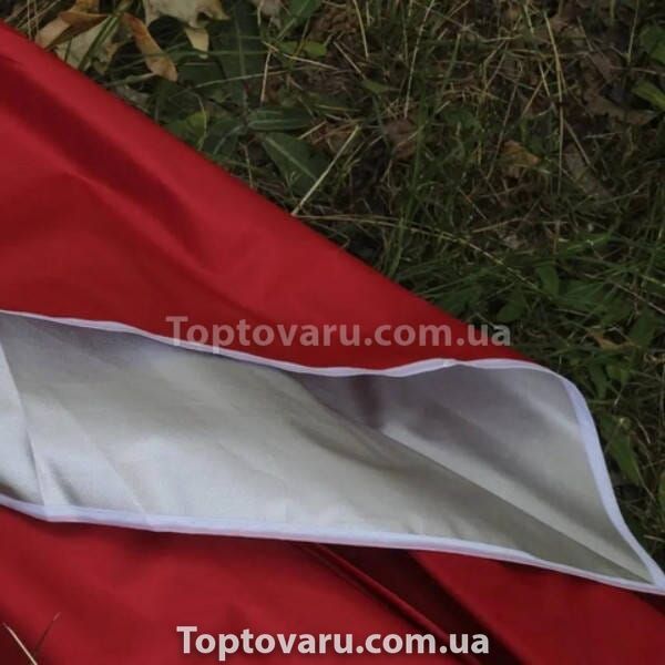 Парасолька 2*2м квадратна з клапаном Червона 23885 фото