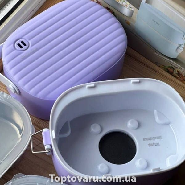 Ланч бокс с подогревом Electric lunch box LY-800 Фиолетовый 26913 фото