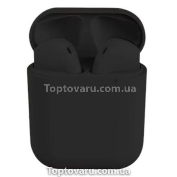 Навушники бездротові i19 TWS Чорні 19723 фото