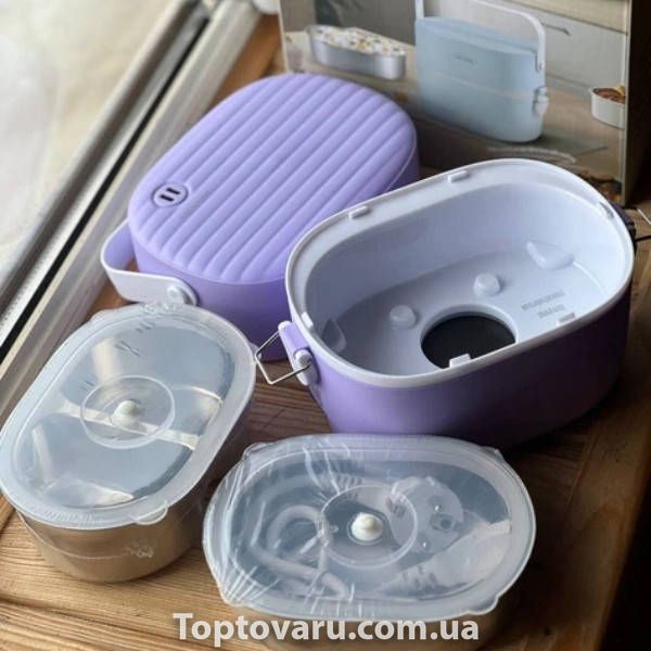Ланч бокс с подогревом Electric lunch box LY-800 Фиолетовый 26913 фото