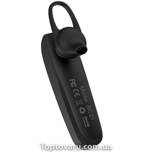 Гарнитура Bluetooth Borofone BC21 Черная 34577 фото