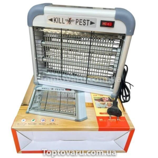 Пастка-знищувач для комарів та мух підвісна 220V GECKO LTM-12W 26440 фото