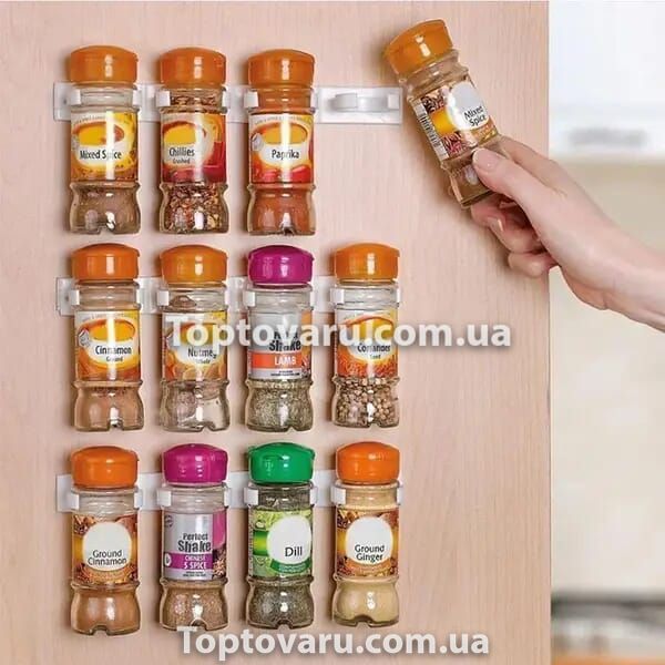 Органайзер для специй и соусов Clip N Store пластиковый 8552 фото