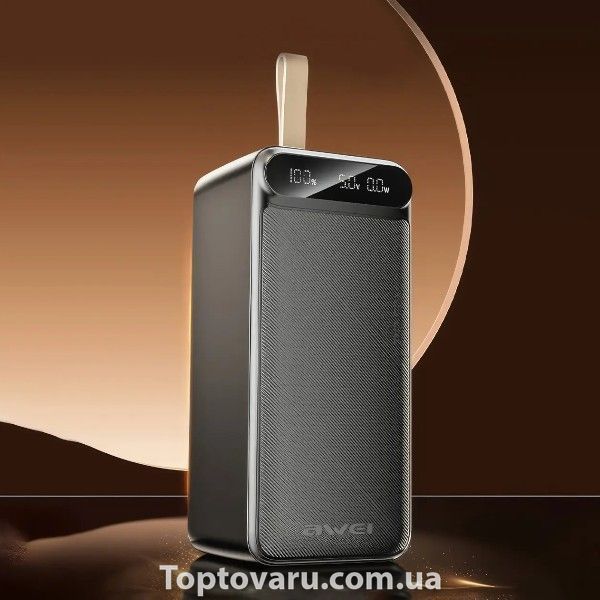Power Bank 100000mah AWEI P101K Черный 25917 фото