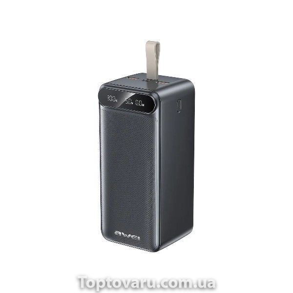 Power Bank 100000mah AWEI P101K Черный 25917 фото