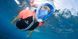 Маска полнолицевая Tribord Freebreath для снорклинга, подводного плавания синяя (L-XL) 705 фото 3