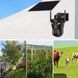 Камера відеоспостереження вулична із сонячною панеллю 360 4G Solar camear D05-4G V380 Чорна 27890 фото 5