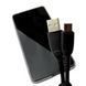 Кабель XO NB247 Suluo Series Portable Silicone 6A Type-c Data Cable L=25cm Черный 30348 фото 4