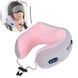 Массажер электрический для шеи U-Shaped Massage Pillow SHAKE WM-003 Розовый 5553 фото 1