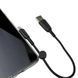 Кабель XO NB247 Suluo Series Portable Silicone 6A Type-c Data Cable L=25cm Черный 30348 фото 1