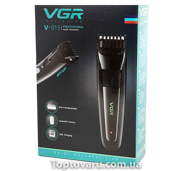 Профессиональная машинка для стрижки волос VGR V-015 Бoдигpуммep 1933 фото