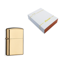 Электрическая зажигалка USB Lighter Honglu Золото (ART-0187)