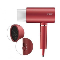 Професійний фен для укладання волосся VGR V 431 1800Вт Червоний 7461 фото
