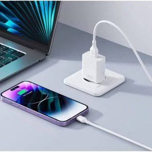 Мережевий зарядний пристрій блок живлення XO L126 USB-C PD20W 30445 фото