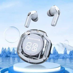 Беспроводные наушники с индикатором заряда ultrapods Белые 23021 фото