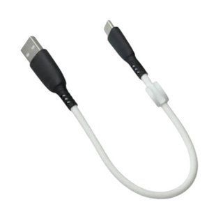 Кабель XO NB247 Suluo Series Portable Silicone 6A Type-c Data Cable L=25cm Белый 30349 фото