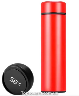 Умный термос с индикатором температуры Smart 500 мл Красный 6005 фото
