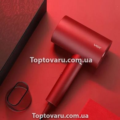 Профессиональный фен для укладки волос VGR V 431 1800Вт Красный 7461 фото