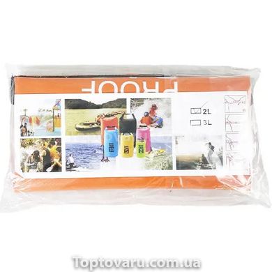 Водонепроникний гермомішок туристичний Waterproof Bag 2 л 10301 фото
