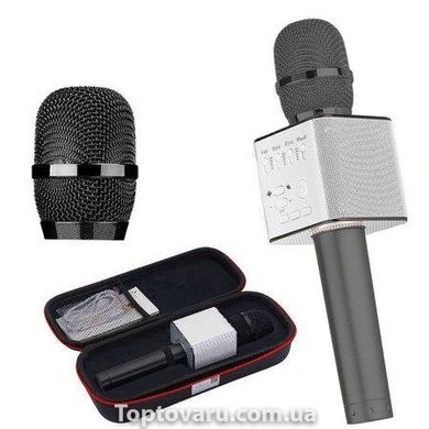 Караоке-микрофон Q9 black с чехлом 3473 фото