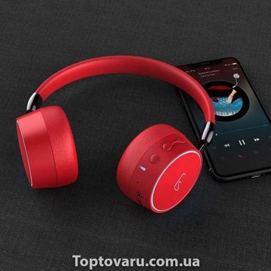 Беспроводные Bluetooth стерео наушники Gorsun GS-E95 Красные 3929 фото
